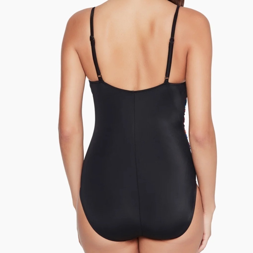 Magicsuit by Miraclesuit Expressionist Lisa One Piece Swimsuit Size 10 NWT - Picture 4 of 12